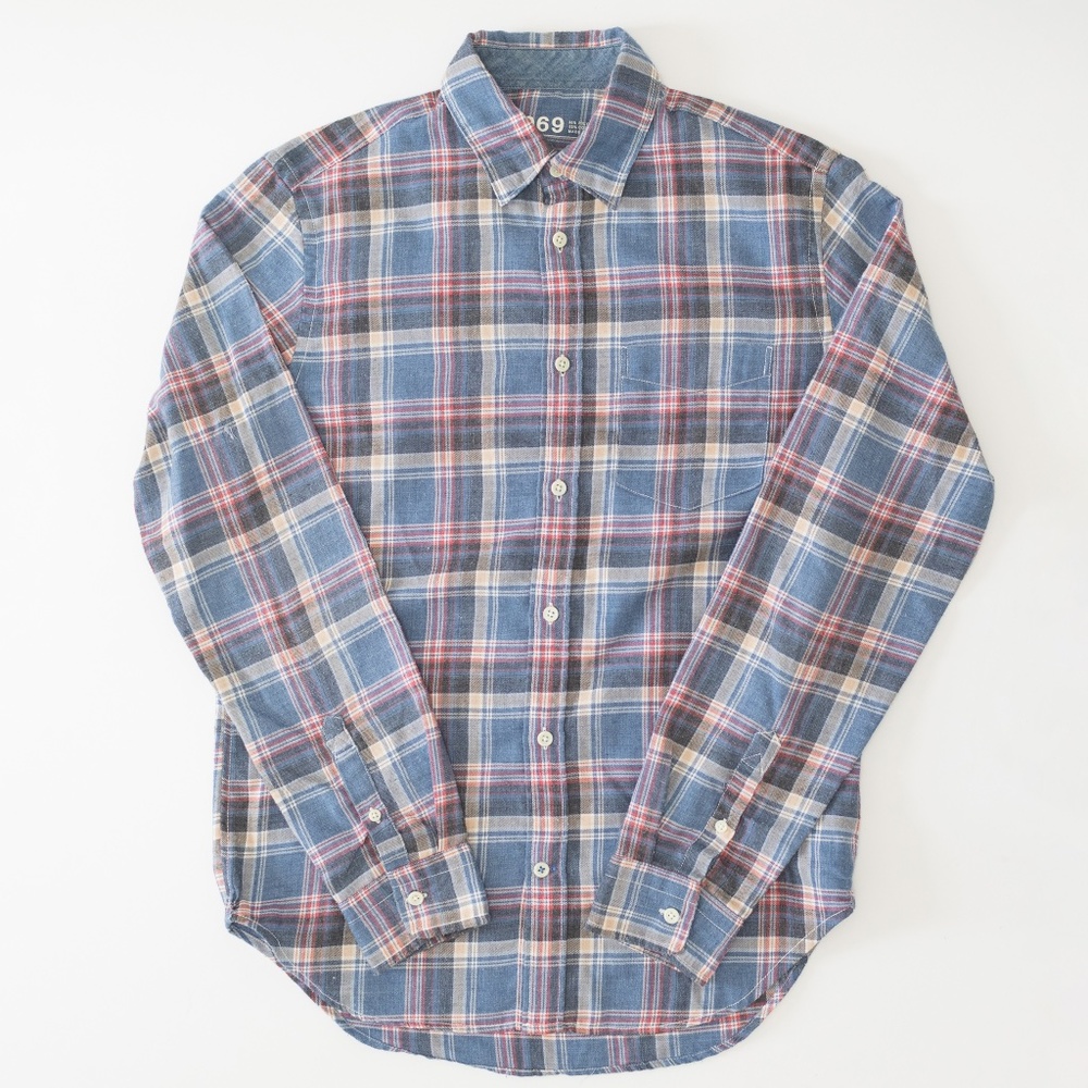GAP 1969 Justin Plaid Flannel Size Small
